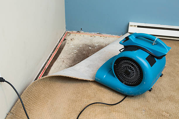 Water damage restoration process in Mcadenville, NC